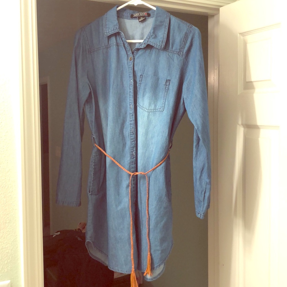 Blue jean dress